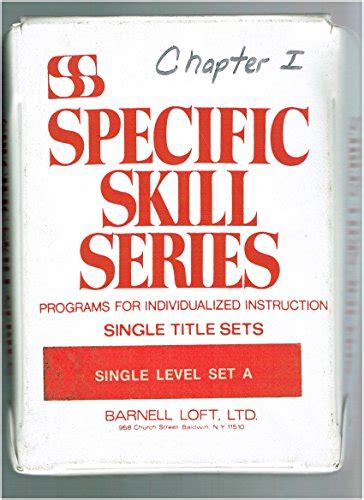 Specific Skill Series Single Level Set D