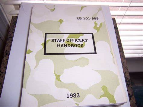 Staff Officers Handbook. Field Circular FC 101-5-2.