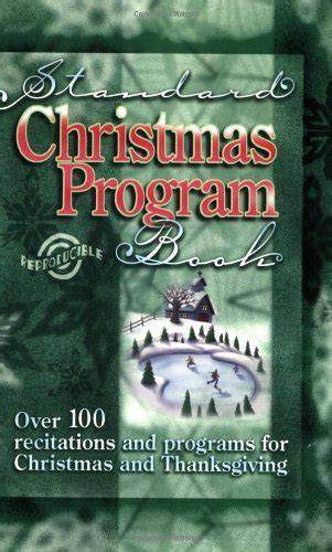 Standard Christmas Program Book