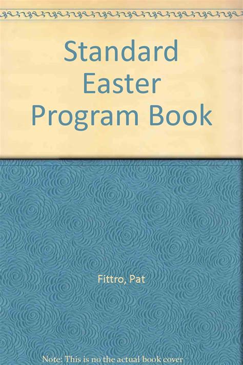 Standard Easter Program Book