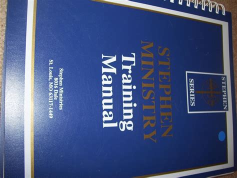 Stephen Ministry Training Manual