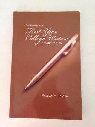 Strategies First-year College Writers