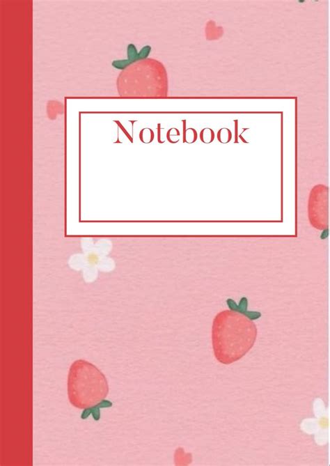 Strawberry Notebook