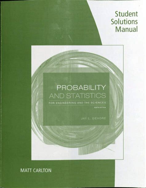 Student Solutions Manual for Probability and Statistics