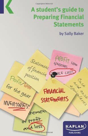 Students Guide To Preparing Financial St