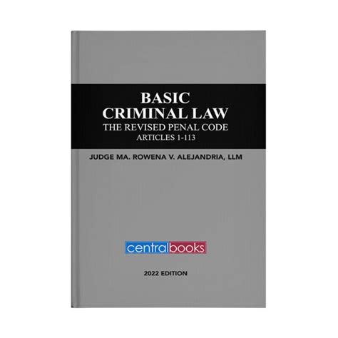 Study guide for basic criminal law