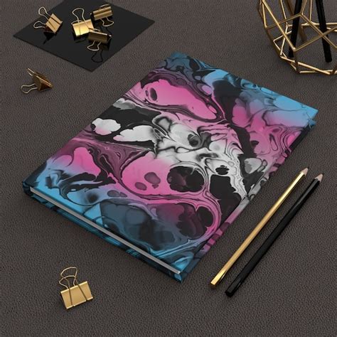 Subtle Transgender Marble Notebook