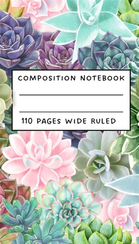 Succulent Composition Book