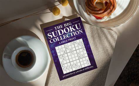 Sudoku Large Print: 50+ puzzles