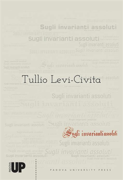 Sugli invarianti assoluti