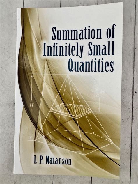 Summation of Infinitely Small Quantities