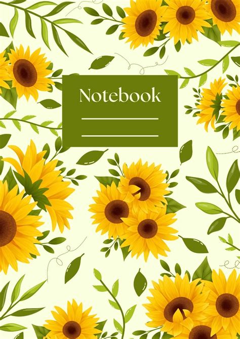 Sunflower Notebook: Pocketsize Sunflower Notebook