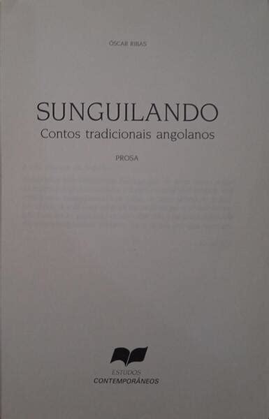 Sunguilando: Contos Tradicionais Angolanos