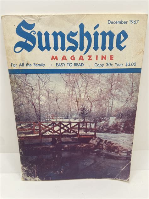 Sunshine Magazine (Volume 44, 1967)