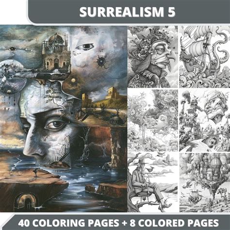 Surreal Coloring Book