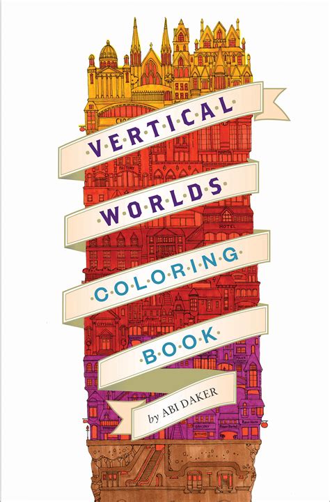 Surreal Worlds Adult Coloring Book