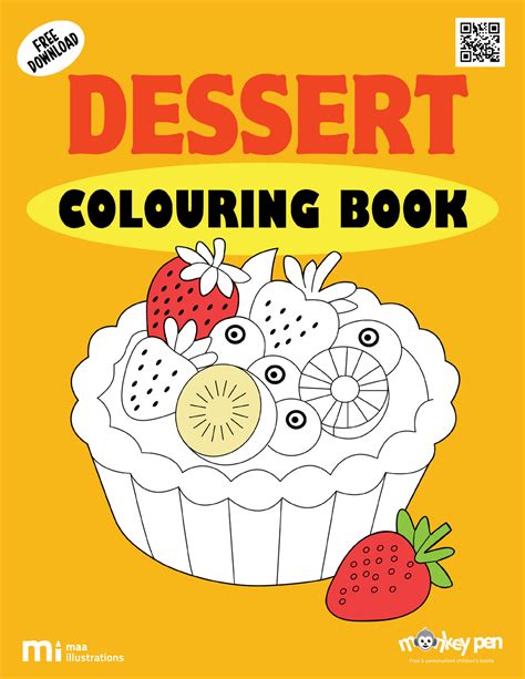 Sweet Escape: Dessert Coloring Book