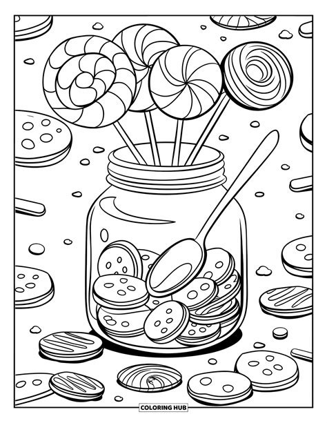 Sweet Treats To Color