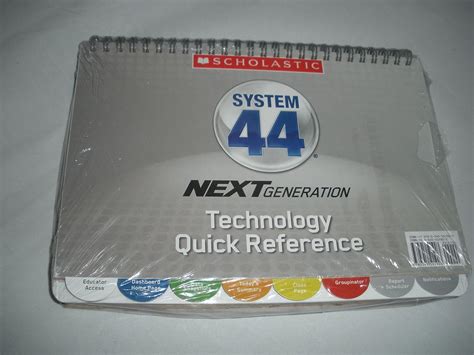 System 44 Next Generation Technology Quick Reference