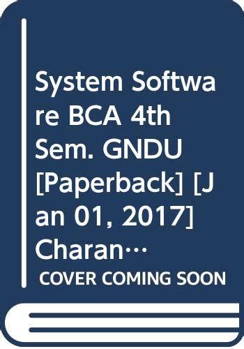 System Software BCA 4th Sem. GNDU