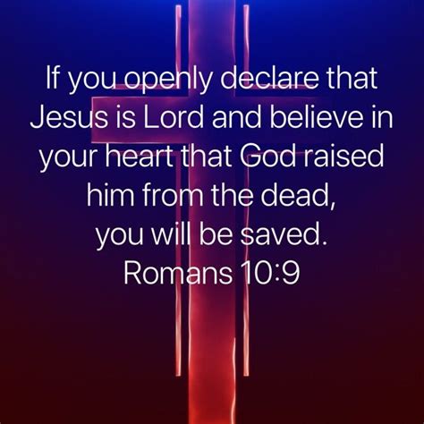 THE MESSAGE OF ROMANS 10:9