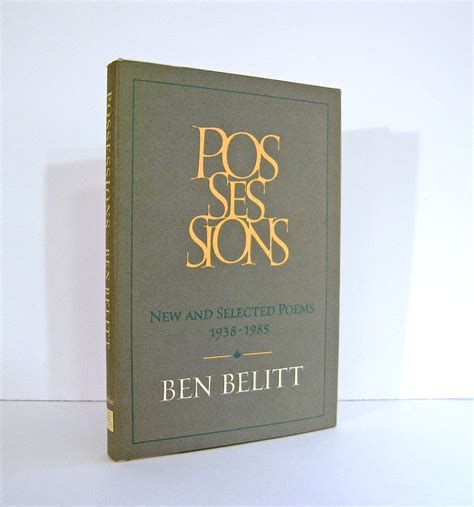 THE POETRY OF BEN BELITT
