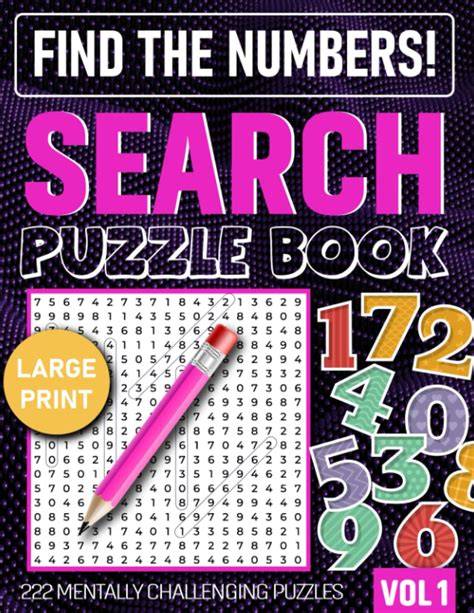 THINK PINK: Number Search Puzzles