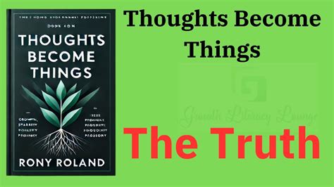 THOUGHTS BECOME THINGS SO, CHOOSE BETTER ONES