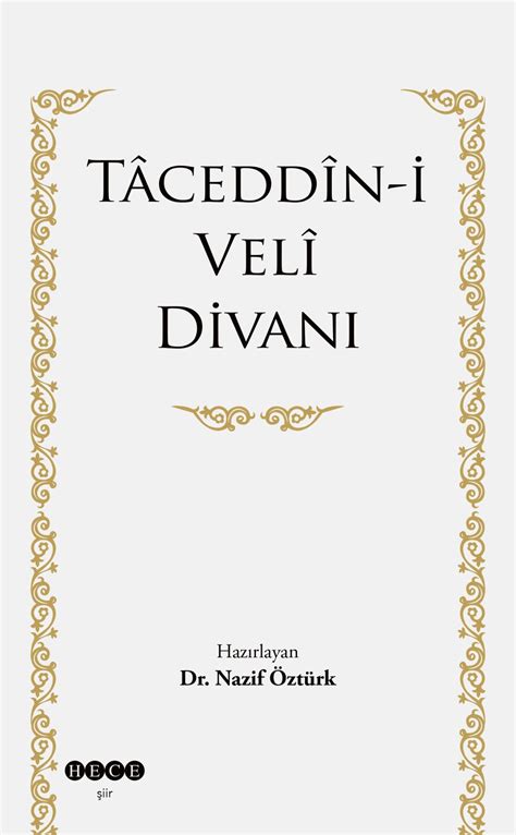Taceddin-i Veli Divani