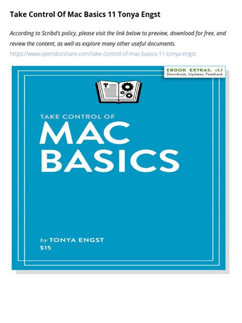 Take Control of Mac Basics