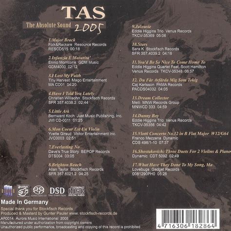 Tas-The Absolute Sound 2005 / Various