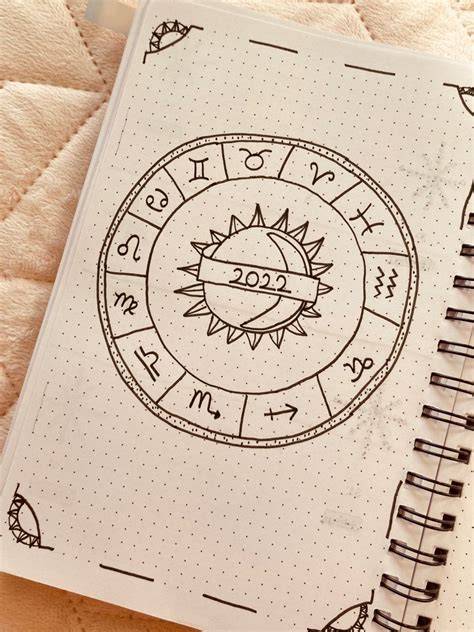 Taurus zodiac bullet journal