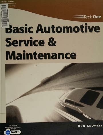 TechOne, Basic Automotive Service & Maintenance