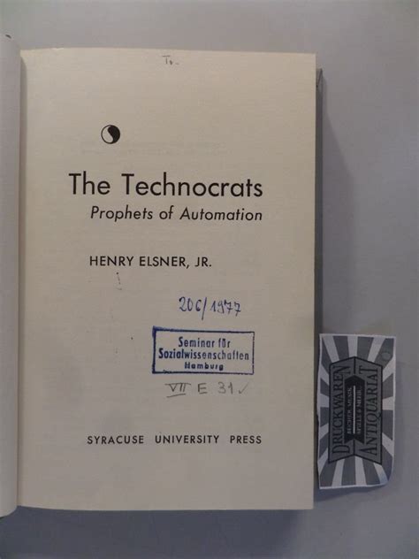Technocrats, Prophets of Automation