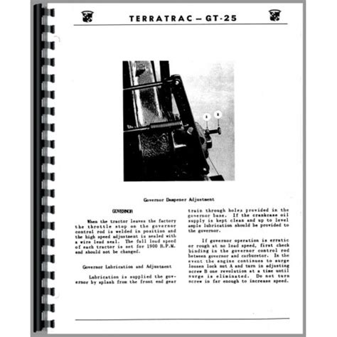 Terratrac GT-25 Crawler Operators Manual