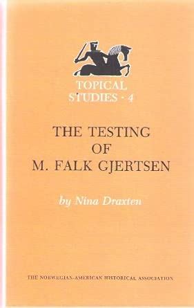 Testing of M Falk Gjertsen