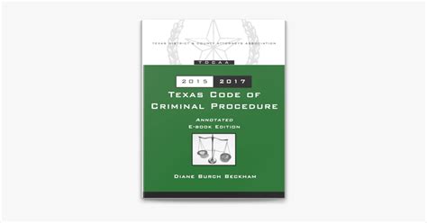 Texas Code of Criminal Procedure 2015-2017