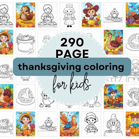 Thanksgiving Fun Coloring Book
