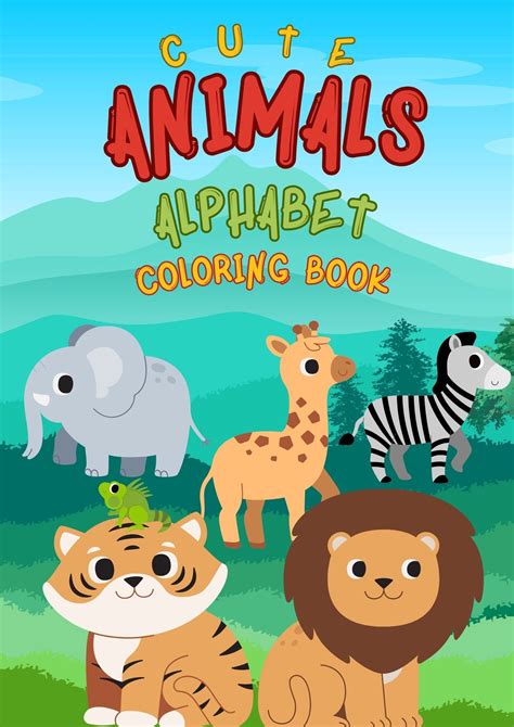 The Alphabet: Animal Coloring Book