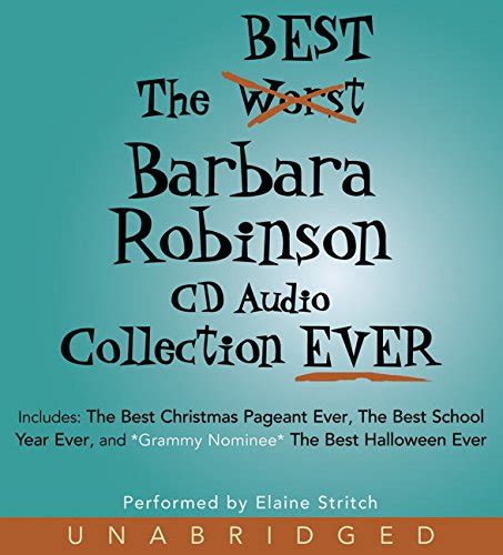 The Best Barbara Robinson CD Audio Collection Ever