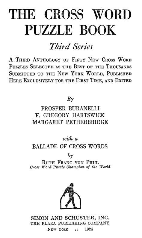 The Best- Cross Word Puzzle Book