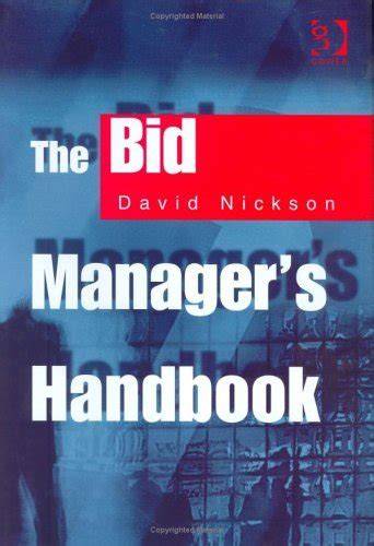 The Bid Manager's Handbook