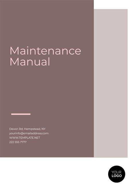 The Body Maintenance Manual