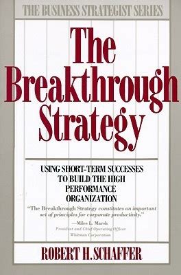The Breakthrough Strategy