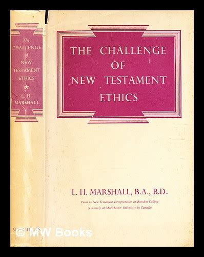 The Challenge of New Testament ethics