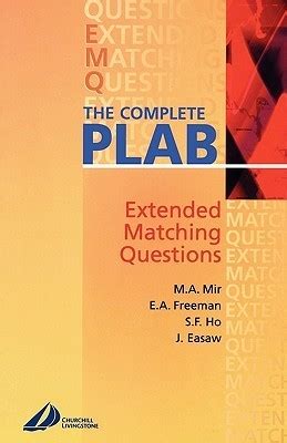 The Complete PLAB: Extended-Matching Questions