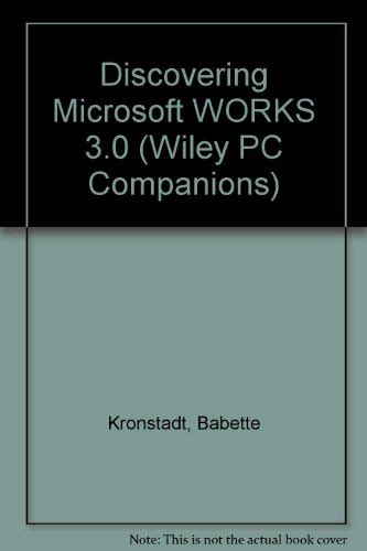 The Computer Triangle Discovering Microsoft Works 3.0