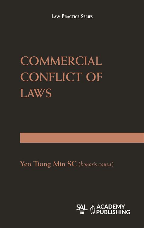 The Conflict of Laws in Commercial Litigation