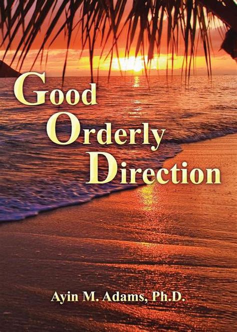 The Daily Compass: Good Orderly Direction