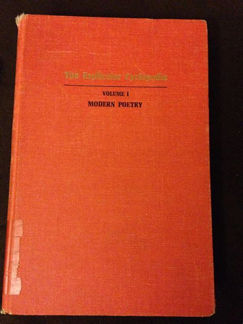 The Explicator Cyclopedia vol. 1 Modern Poetry